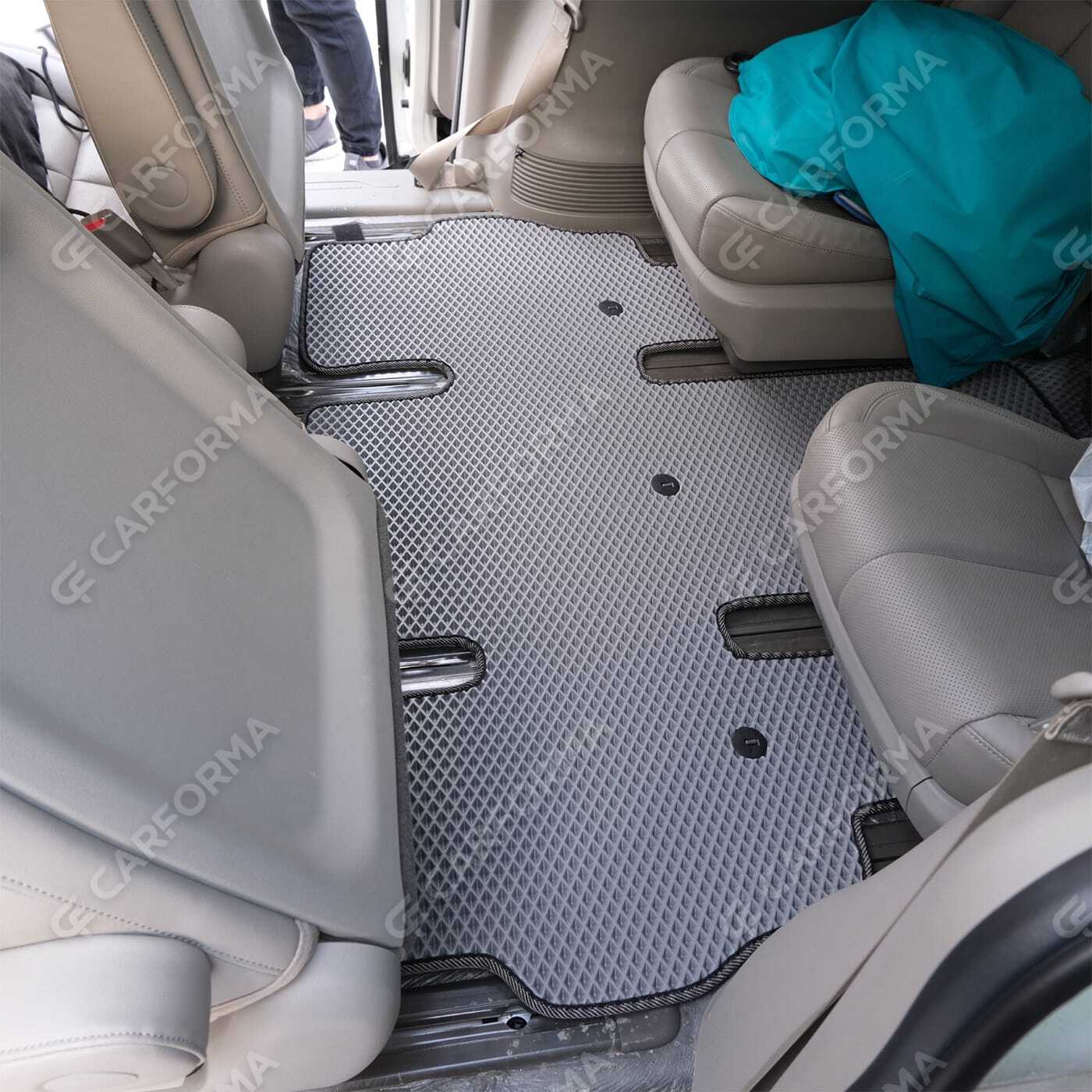 Коврики на KIA Carnival III 9 мест и 11 мест 2014&nbsp;-&nbsp;2021 в Кемерово