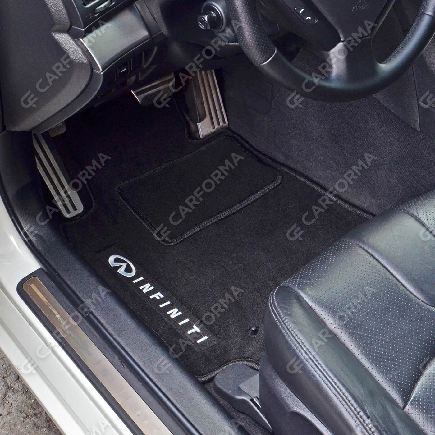 Ворсовые коврики на Infiniti G IV Купе 2006&nbsp;-&nbsp;2014 в Кемерово