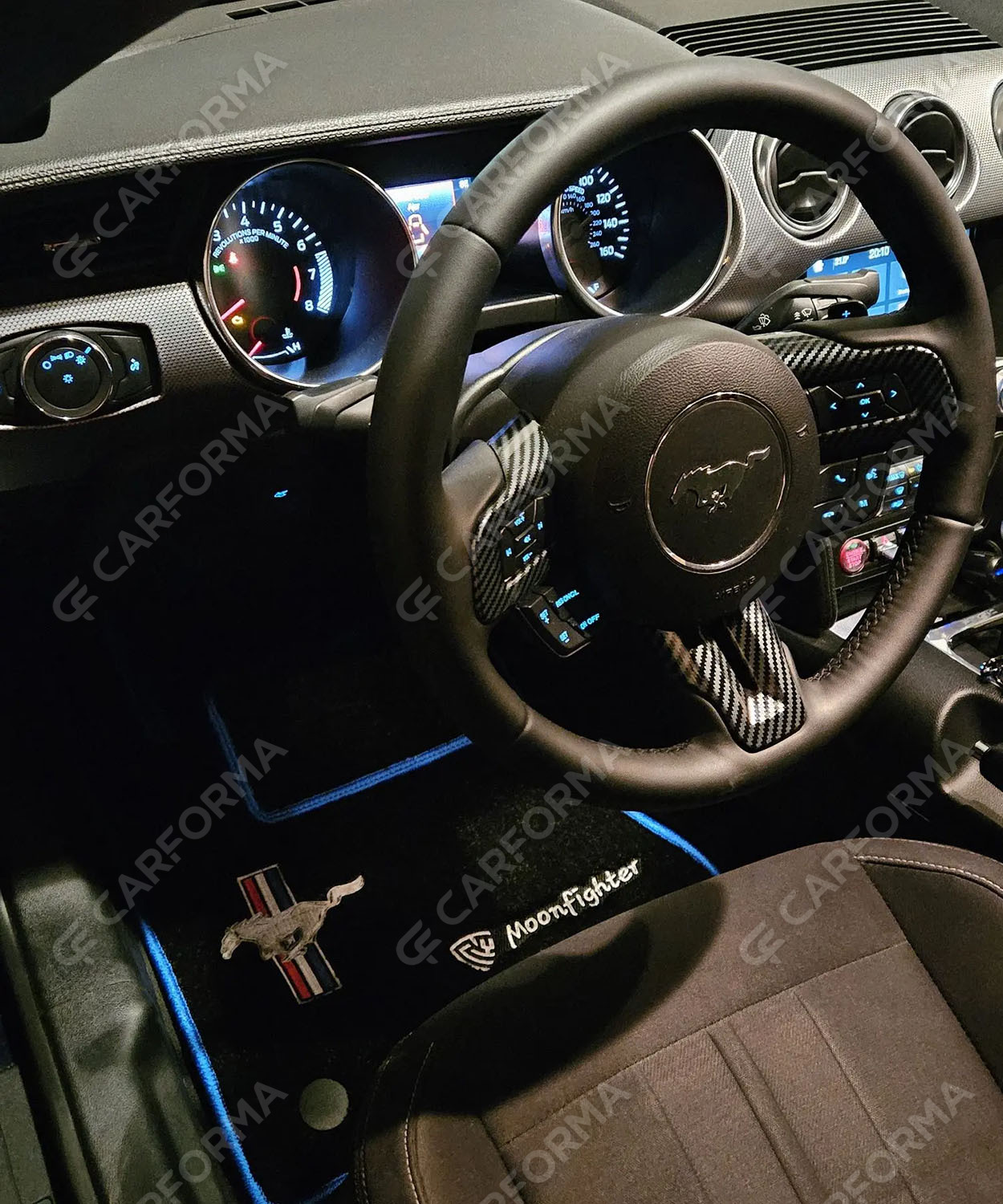 Ворсовые коврики на Ford Mustang VI 2013&nbsp;-&nbsp;2023 в Кемерово