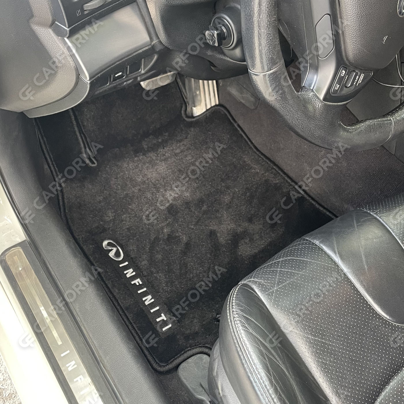 Ворсовые коврики на Infiniti G IV Седан 2006&nbsp;-&nbsp;2014 в Кемерово