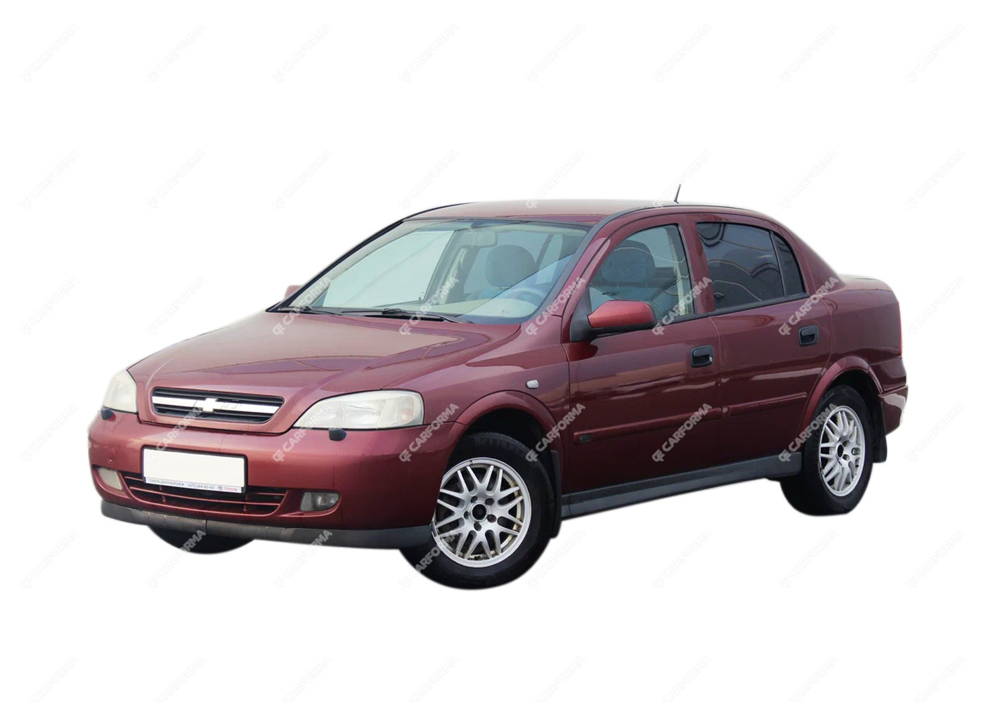 Ворсовые коврики на Chevrolet Viva 2004 - 2008