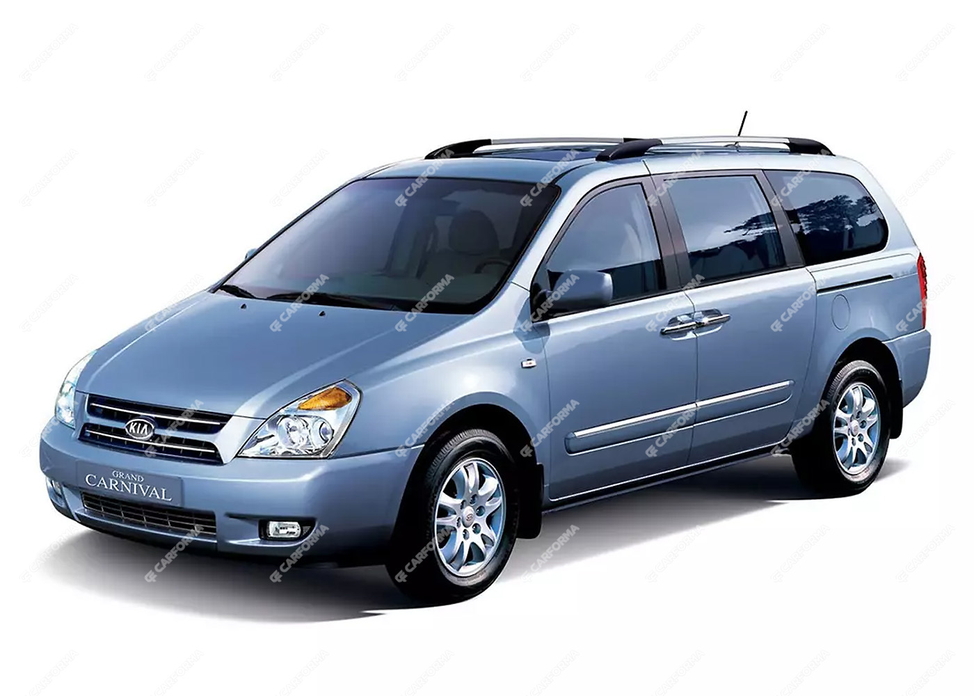 Ворсовые коврики на KIA Carnival II 2006 - 2014