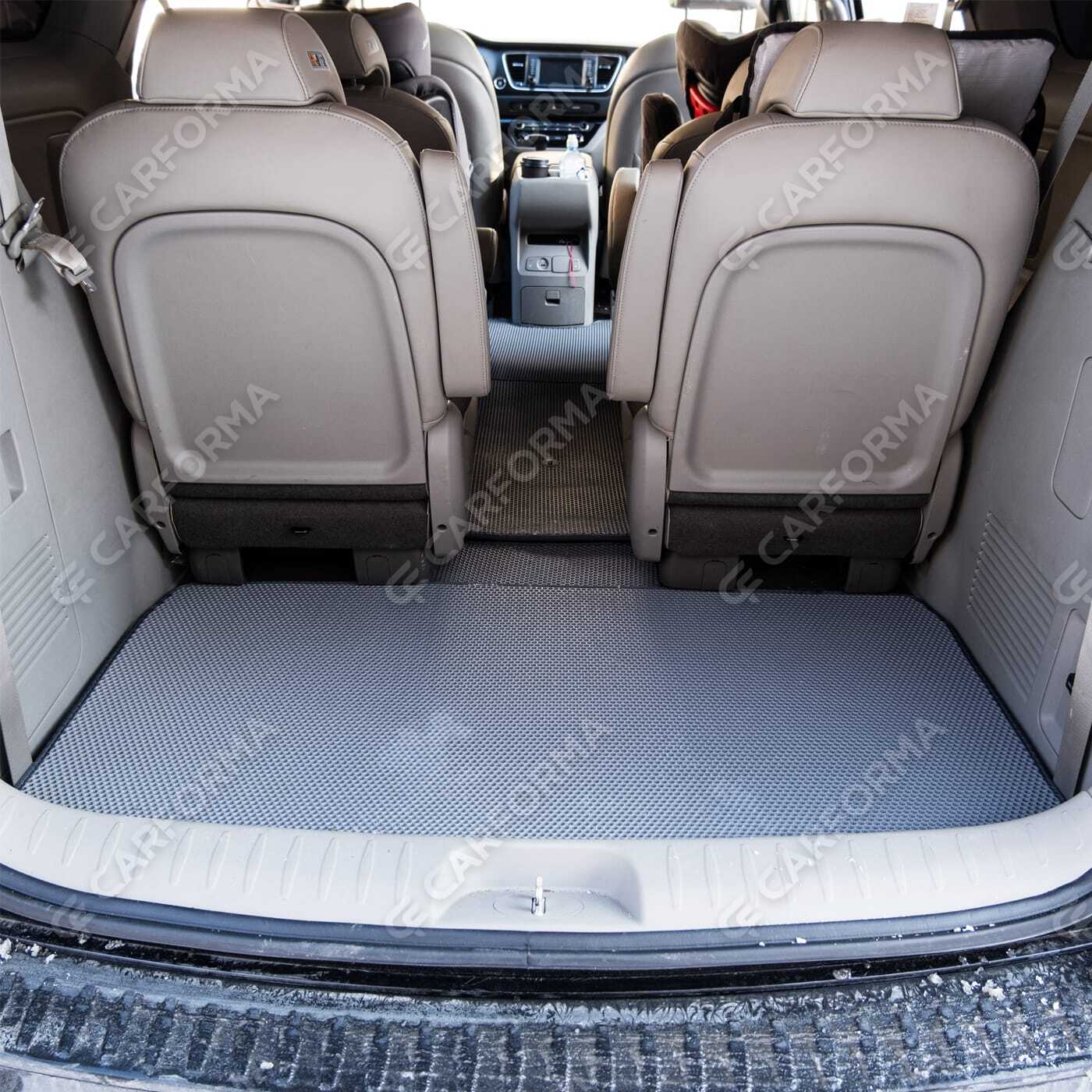 Коврики на KIA Carnival III 9 мест и 11 мест 2014&nbsp;-&nbsp;2021 в Кемерово