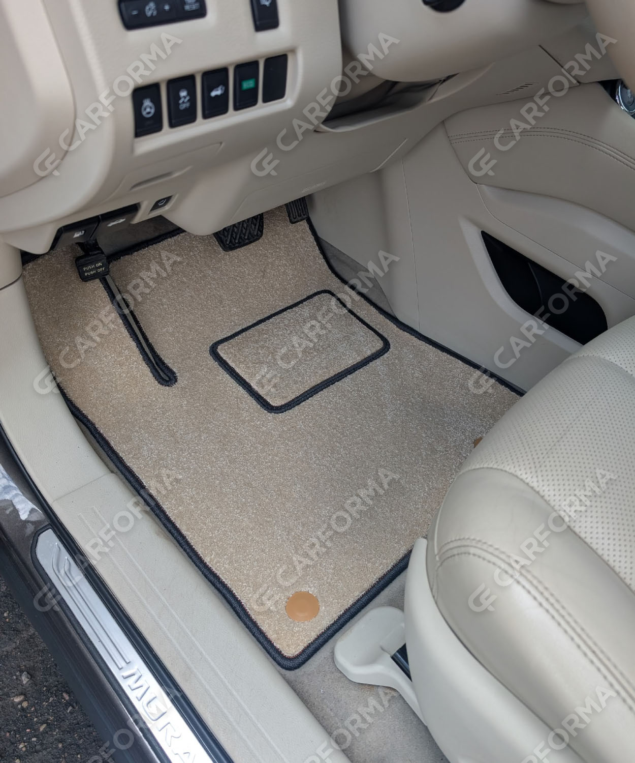 Ворсовые коврики на Nissan Murano (Z52) 2014&nbsp;-&nbsp;2022 в Кемерово