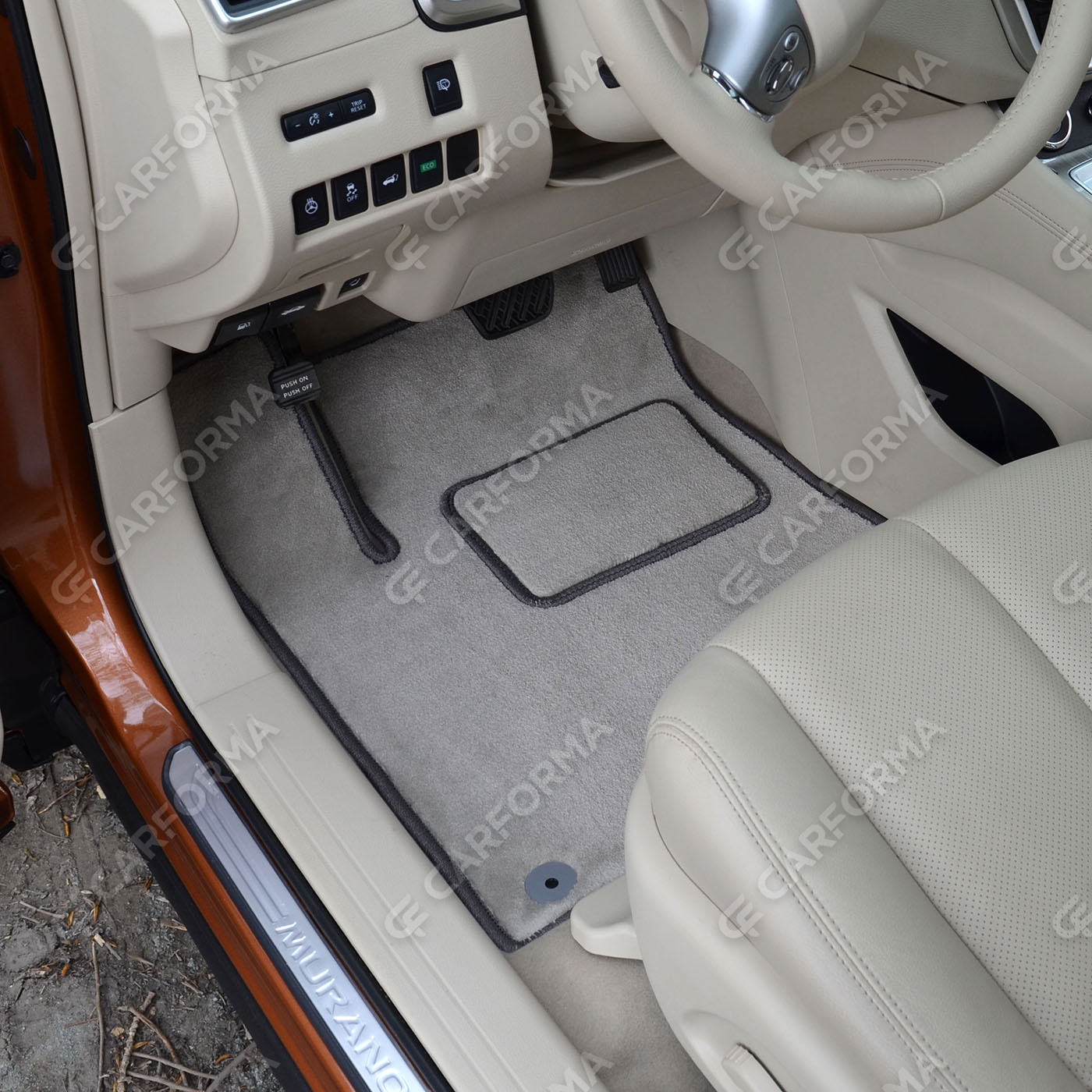 Ворсовые коврики на Nissan Murano (Z52) 2014&nbsp;-&nbsp;2022 в Кемерово