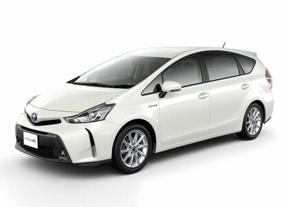 Ворсовые коврики на Toyota Prius Alpha 2011 - 2021 в Кемерово