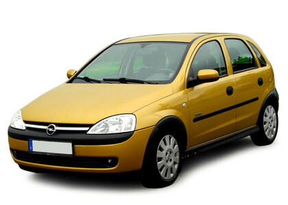 Ворсовые коврики на Opel Corsa C 2000 - 2006 в Кемерово