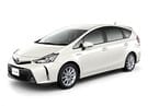 Ворсовые коврики на Toyota Prius Alpha 2011 - 2021 в Кемерово